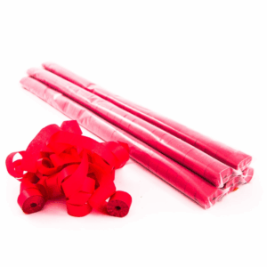 SERPENTINA STREAMER CONFETTI ROJA 2CMX10M 24 UNIDADES