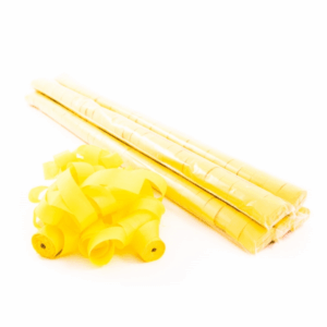 SERPENTINA STREAMER CONFETTI AMARILLA 2CMX10M 24 UNIDADES