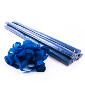 SERPENTINA STREAMER CONFETTI AZUL 2CMX10M 24 UNIDADES