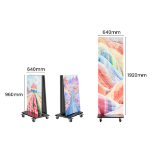 TOTEM LED PLEGABLE 640X1920 P1.86 DELTA LED