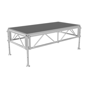 TARIMA DE ESCENARIO 1X2 MTS - 60CM/100 CM ALTURA - HD TRUSS